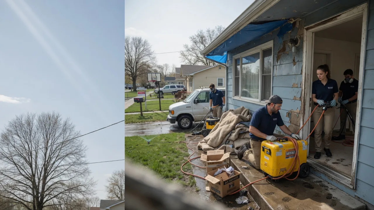 Basement Flood Cleanup in Aline, OK near me